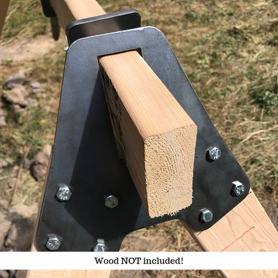 2" x 4" wooden Target stand bracket kit